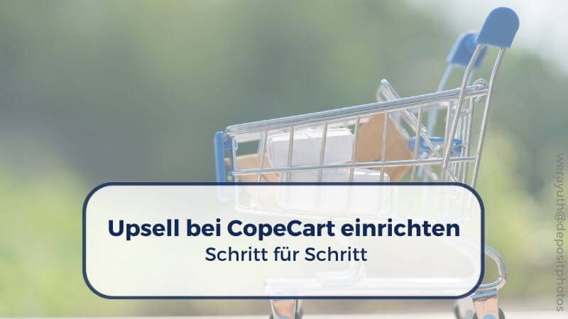 CopeCart Upsell einrichten Einkaufswagen